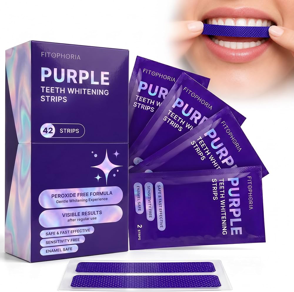 Purple Whitening Teeth strips
