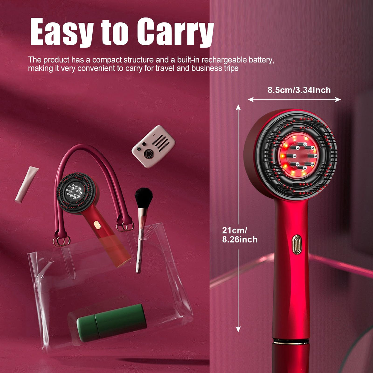Sclap massager Brush/comb