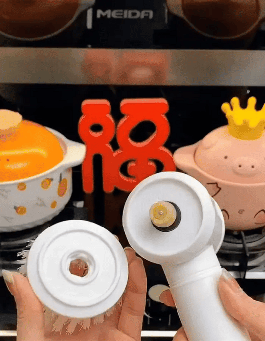 Cleaning Powerful Electric Brush (5-in-1) – فرشاة تنظيف كهربائية قوية (5 في 1) – تنظيف بدون مجهود