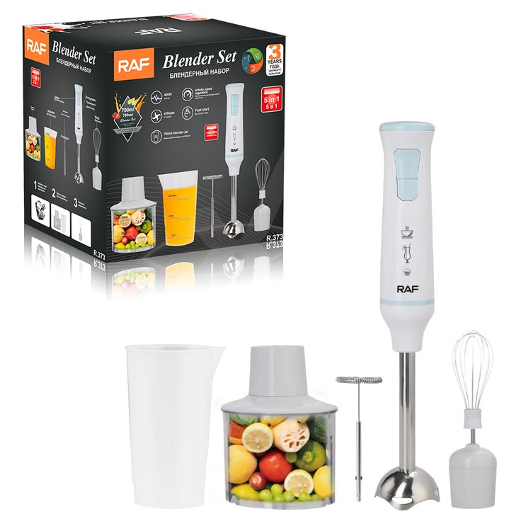 Raf 4-in-1 Blender Set Electric Mixer Grinder Juicer for Kitchen UAE KSA