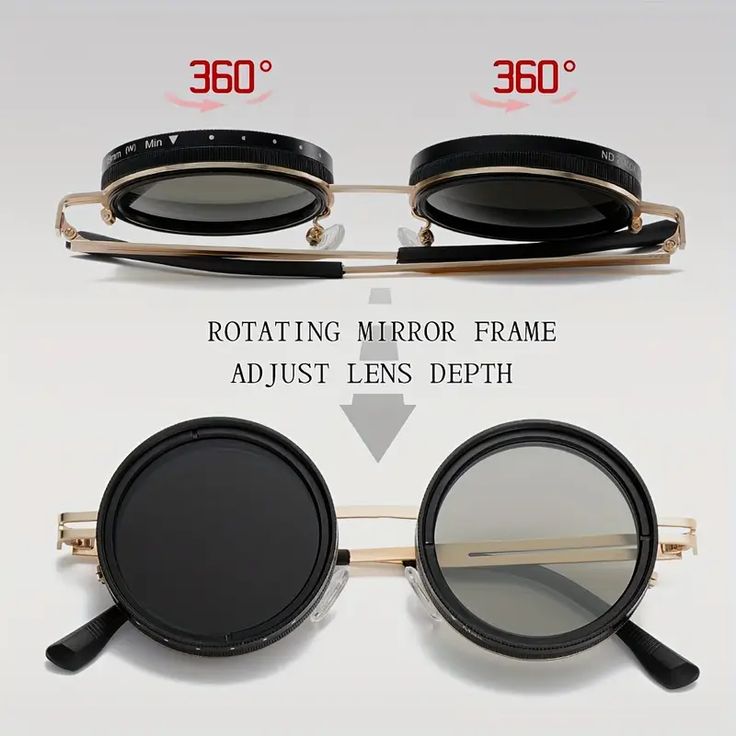 Adjustable Focus Vision Glasses for Reading and Distance Clear View for Men Women